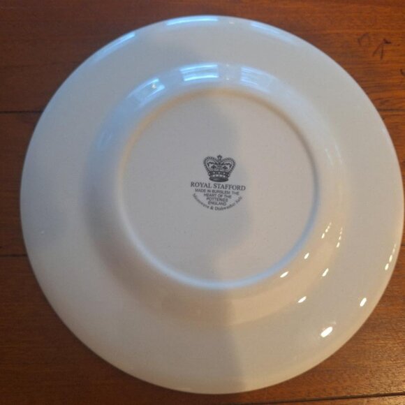 Skeleton Skull Heads Royal Stafford Dessert Snack Serving Plates Dishes-BNWOT - Picture 2 of 2